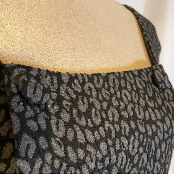 Calvin Klein Jersey Dress - Leopard Print - Picture 3 of 8